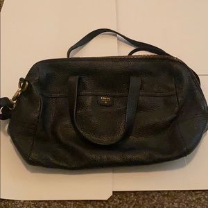 Black Fossil Purse